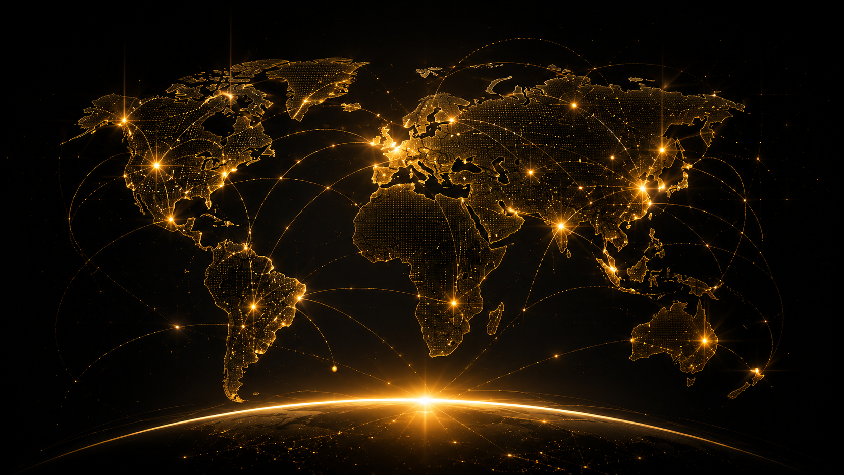 Global network visualization